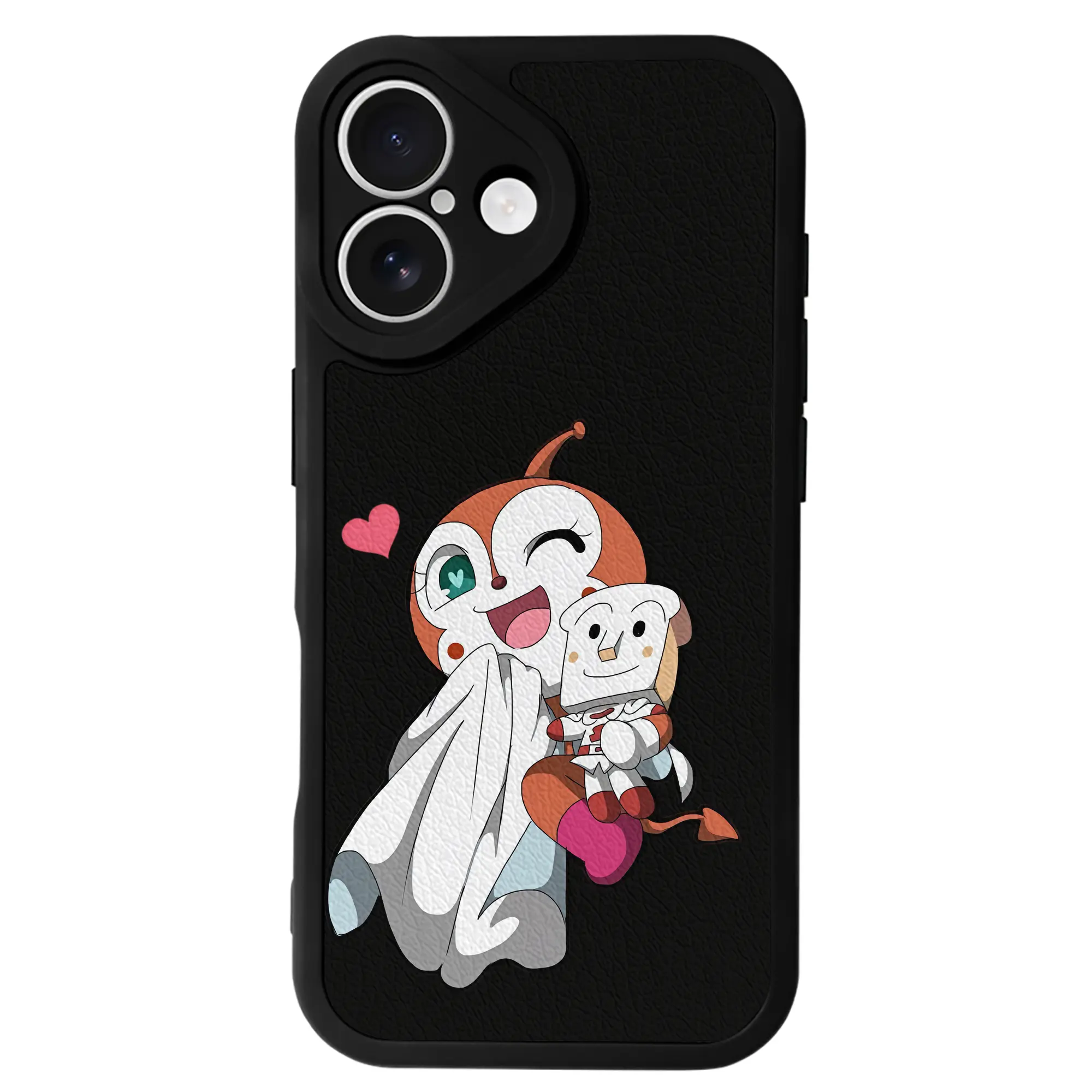 アンパンマン グッズ,ドキンちゃん - IPhone 16シリーズ対応 ・ シリコンスマホケース ・ レザー調 ・ 高精度フィット ・ 耐衝撃 ・ ワイヤレス充電対応 ・ 精密カット